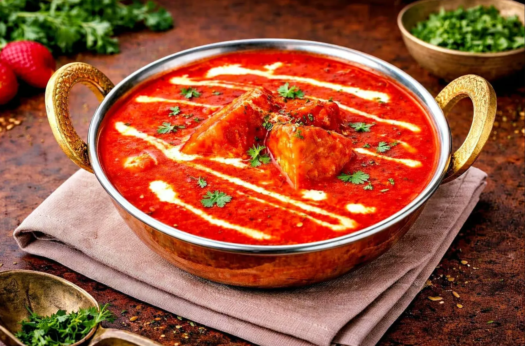 Karma Fine Indian Cuisine signature butter chicken — best Indian food SE Calgary
