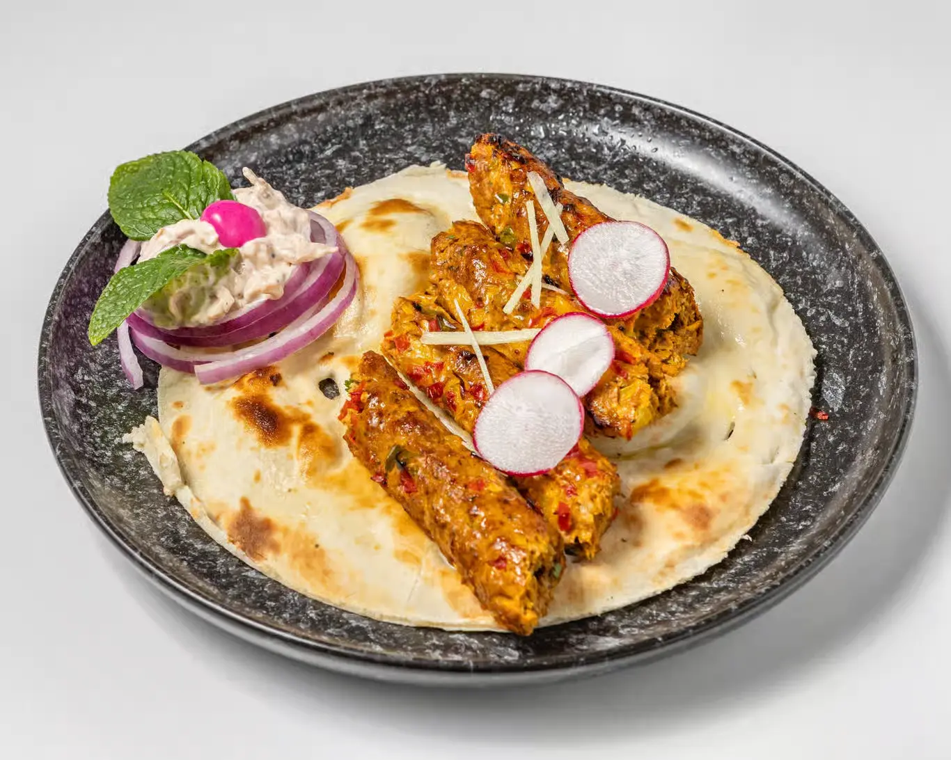 Chicken Tikka from the clay tandoor at Karma Fine Indian Cuisine Southeast Calgary