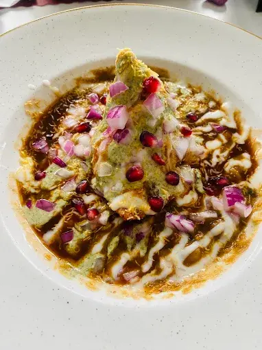 Lamb Kashmiri curry served at Karma Fine Indian Cuisine Southeast Calgary